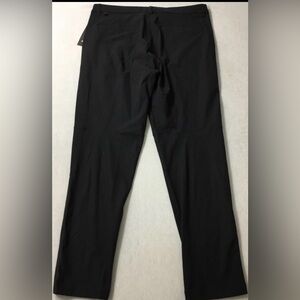 Lululemon - M5439s Black Commission Pant Slim Warpstreme Sz 33